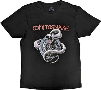 Whitesnake - Silver Snake Heren T-shirt - S - Zwart
