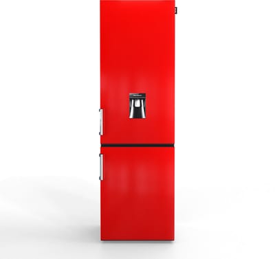 Nunki Large H2O – Koel-vriescombinatie – Waterdispenser – E-klasse – 268 liter – Hot Rod Red Gloss