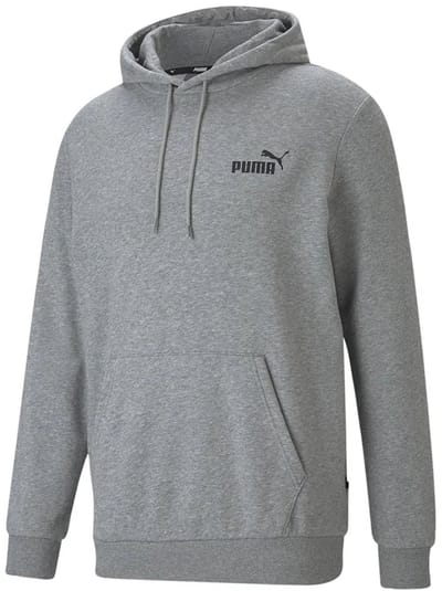 Puma Ess Small Logo Hoodie Grijs S Man,Vrouw