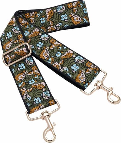 Schouderband Tas - Verstelbare Band - Tas Vervangen - 360 Graden Draaibaar - 81-144 cm - Geborduurd