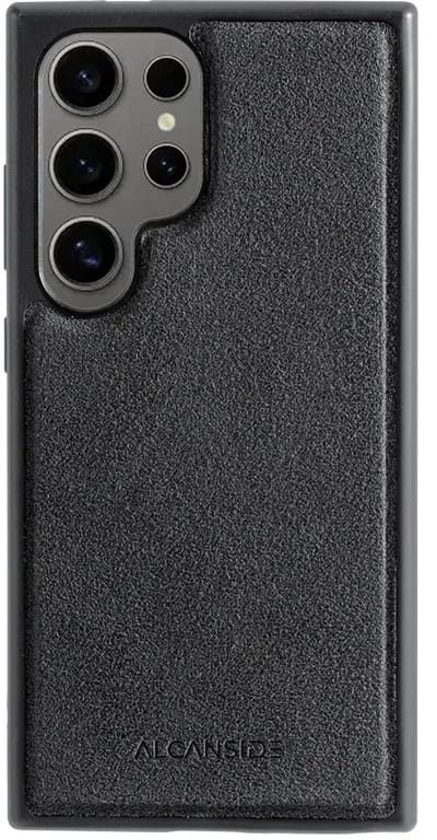Samsung Galaxy S24 Ultra - Alcantara Back Cover - Space Grey
