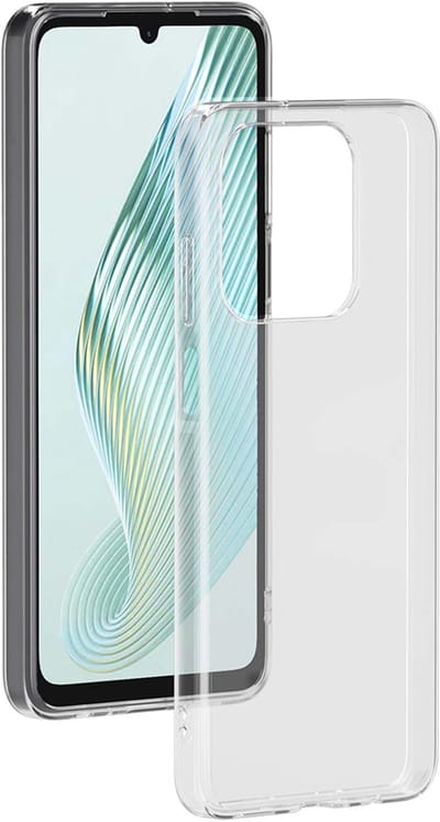 Bigben Connected, Hoesje geschikt voor Honor X5c Plus - Flexibel TPU met Anti-Vergeling, Transparant