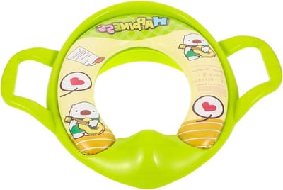 Zindelijkheidstrainingszitje Peuters - Toiletverkleiner Kinderen - Zindelijkheidstraining - Ergonomisch Antislip Ontwerp - 395 x 34 x 4 cm - Groen