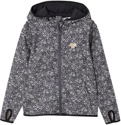 Vertbaudet Sport sweatshirt met rits en bloemenprint in technisch materiaal