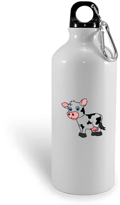 Hacebo® - Koeien waterfles - Koe - Dieren liefhebbers - Dieren - dierendag - kinderboerderij - water fles - 400ML
