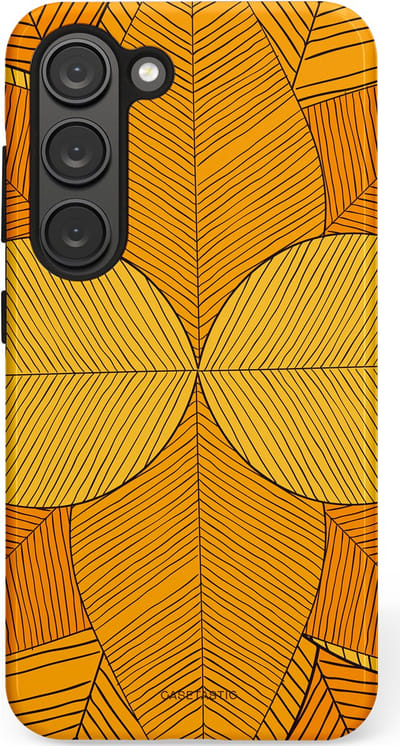 Casetastic Hoesje Geschikt voor Samsung S23 - Stijlvolle Beschermende Duo-layer Case - Rasterblad