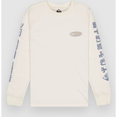 Quiksilver Evo Border Lines Kids Longsleeve T-Shirt wit