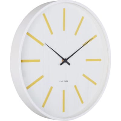 Karlsson - Wall Clock Arruga Retro - Wit - Ø40cm
