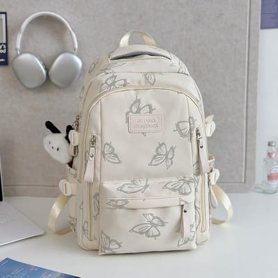Japanse Ins Stijl Hoge Mooie Rugzak Nieuw Meisje Leuke Vlinder Reflecterende Schooltas College Middelbare School Student Rugzak single package