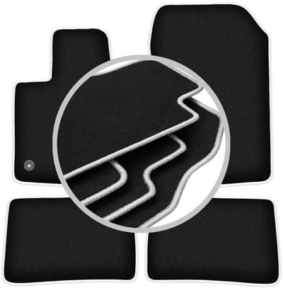 CARLUX-SILVER automatten voor: Renault Twingo II hatchback (2007-2014)