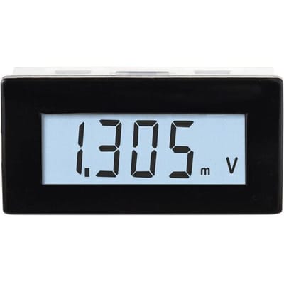 VOLTCRAFT DVM230W Digitaal inbouwmeetapparaat 0 - 200 mV (willekeurig uit te breiden door voorschakeling van weerstanden)