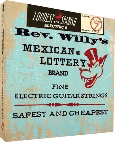 Rev. Willy's Lottery/DUNLOP/ELECTRIC STRINGS/SUPER FINE !7-9-11-20W-30-38