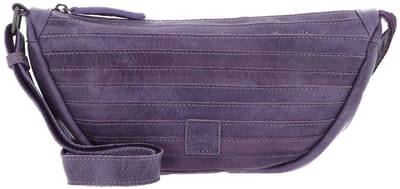 FREDsBRUDER Leren Schoudertas Layer Halfmoon Bag Lavender Paars