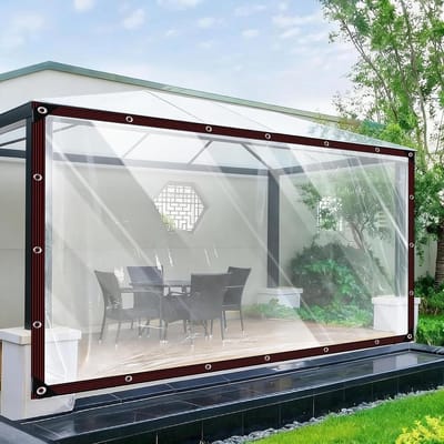 Waterdicht Zeil - Transparant Doek - Tuin Beschermen - Vorstbestendig - 220x230 cm - Transparant