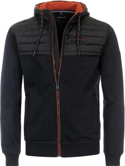 Casa Moda Vest Met Capuchon Blauw Nordic Expedition - M