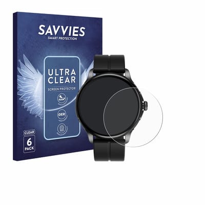 Savvies - Screenprotector voor HMD Watch X1 - Folie Beschermfolie transparant 6 Stuks