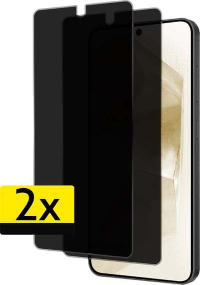 Screenprotector - Geschikt voor Samsung Galaxy A55 - 2 Stuks - Privacy Filter - Beschermglas - Gehard Glas - Tempered Glass - Screen Protector