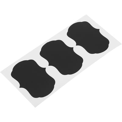 36 Pièces/Ensemble Autocollant Ardoise Pots de Cuisine Bouteille Organisateur Étiquettes Étiquette Autocollants Tableau Noir