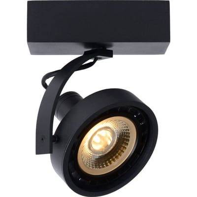 Lucide DORIAN - Plafondspot (Plafondlamp) - Ø 11,7 cm - LED Dim to warm - GU10 (ES111) - 1x12W 2200K/3000K - Zwart
