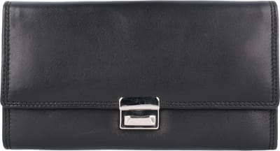Esquire Eco Kelner Portemonnee Leer 17,8 cm - Unisex - Horizontaal - eco schwarz