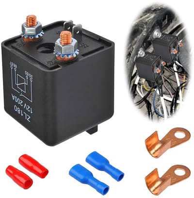 SPHProducts - Auto Relay - 4 Pin 12V - Krachtige Batterij Schakelaar - Voor Motor en Truck - Hoge Capaciteit - Geschikt voor Zware Belastingen - Perfec...