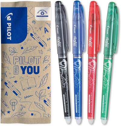 Frixion rollerpennen set - 3 kleuren + 1 gratis (kleur niet selecteerbaar)