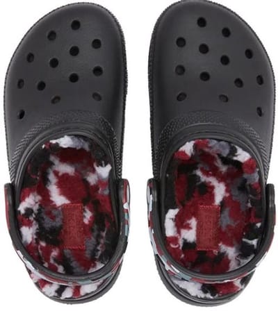 Crocs Classic Lined Camo Zwart Maat 34/35 US J3