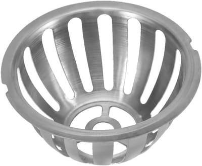 Afvoer Roestvrijstaal - Balkon Afvoer - Water Afvoeren - Voorkomt Verstopping - 100 mm 2 Stuks - Zilver