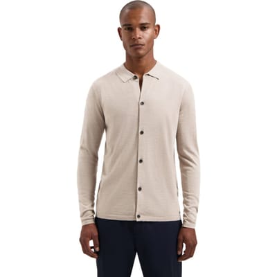 Dstrezzed Ds_destin Poloshirt Vintage Khaki Maat: L | Longsleeves Outlet | Heren | Beige