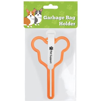 Nouveau Porte-Sac à Excréments pour Animaux Clip Fixe Mains Libres Sacs à Excréments pour Chiens et Chats Nettoyage Promenade Animaux Distributeur de Sacs à Excréments pour Animaux Contemporain orange