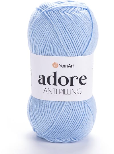 YarnArt Adore – Anti-Pilling Acryl Garen – Zacht & Kleurvast – Ideaal voor Kleding en Babyprojecten - Kleur 340