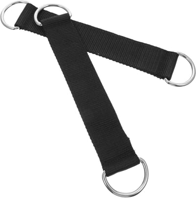 Fitness Accessoires - Oefenriemen - Thuistraining - Verstelbare banden - 27x3.8x0.3 CM - Zwart