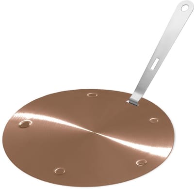 Dailygoody - Warmteverdelingsplaat - Inductie-adapter - Afneembare handgreep - Roségoud - Geschikt voor inductiekookplaten - 16 cm - Keukenaccessoire
