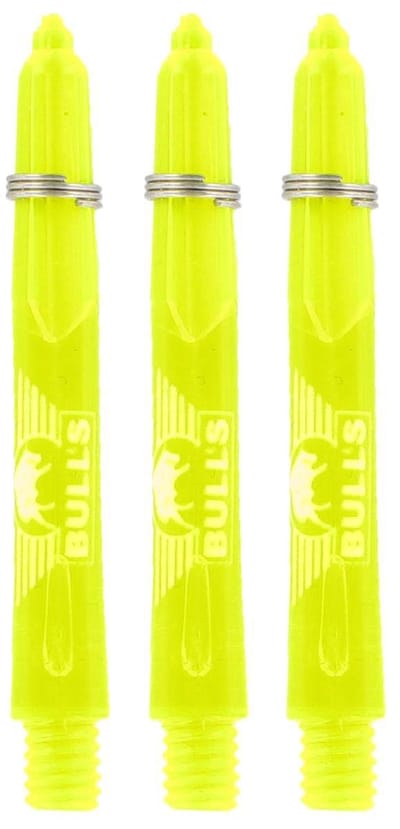 Bull's Nylon Glowlite Yellow - Dart Shafts Short