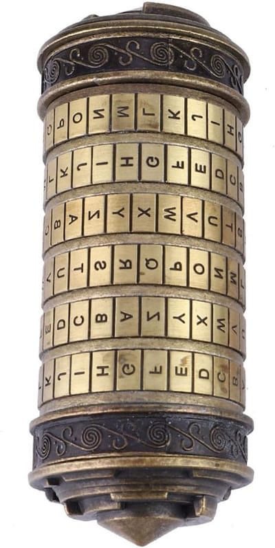 Cryptex met Verborgen Compartimenten - Mini Lock Puzzle Box voor Romantische Verjaardagscadeaus voor Haar, Inspirerende en Creatieve Verrassingen