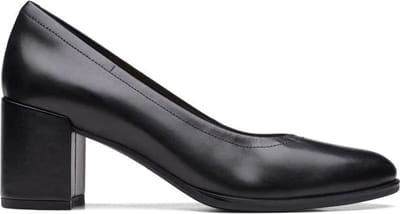 Clarks Freva 55 Court - dames pump - Zwart - maat 39 (EU) 5.5 (UK)