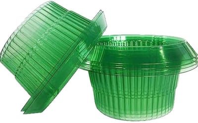 6-stuks Ronde slakkenafweer - Tuinbel - Plantenbeschermingsring - Dikke groentebeschermingshoes - Slakkenbescherming - Insectenbeschermingshoes - Landbouwbescherming - Geschikt voor groenten en tuinen - Groen