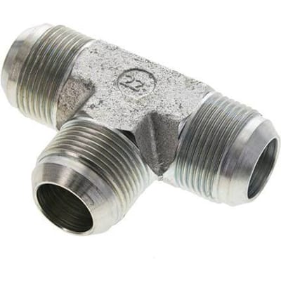 JIC T-stuk Aansluiting UN 1-5/16''-12 Mannelijk Staal 170bar (2388.5psi)
