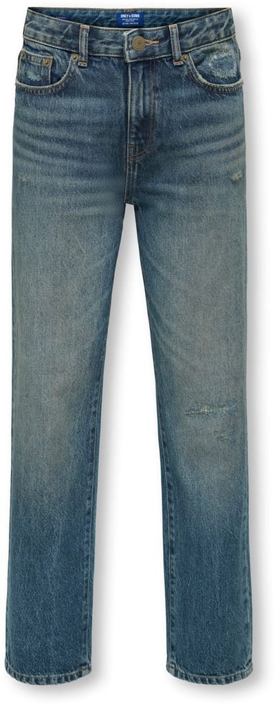 ONLY&SONS - OSJEDGE STRAIGHT REPAIR DB 6193 TAI DNM - Jongens - Jeans