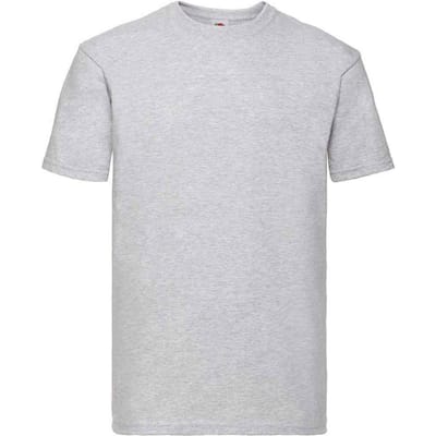 Fruit of the Loom Unisex Super Premium Heather T-shirt voor volwassenen (Grijs)