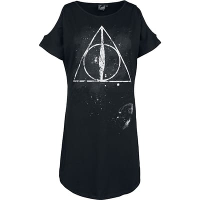 Harry Potter Mini-jurk - Deathly Hallows - S - voor Vrouwen - zwart