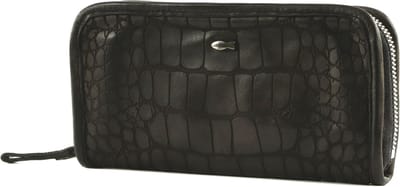 CAMPOMAGGI Leren Portemonnee Centaurus Wallet Grigio Donkerbruin