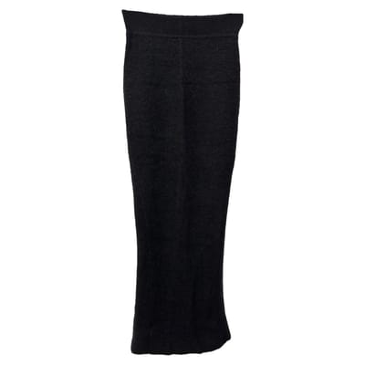 Rick Owens Porterville Pillar maxi-rok in zwart kasjmier