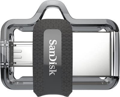 SanDisk Ultra® Dual Drive m3.0 USB-stick smartphone/tablet Meerdere kleuren 32 GB USB-A 3.2 Gen 1