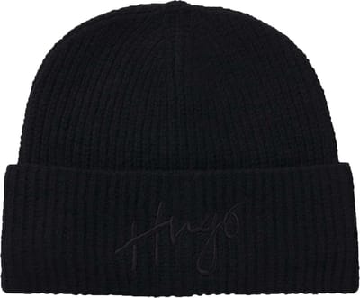 HUGO Dop Socialy Hat Black Zwart
