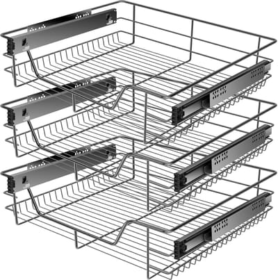 KESSER® Telescopische Lade Schuiflade Keukenkast Organizer max. 20kg Keukenlade