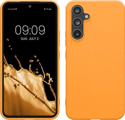 kwmobile telefoonhoesje geschikt voor Samsung Galaxy A54 5G - Hoesje voor smartphone - Back cover in fruitig oranje