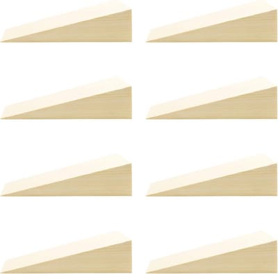 Deurwiggen in Hout - Antislip Deurstopper voor Nivellering - 8 Stuks