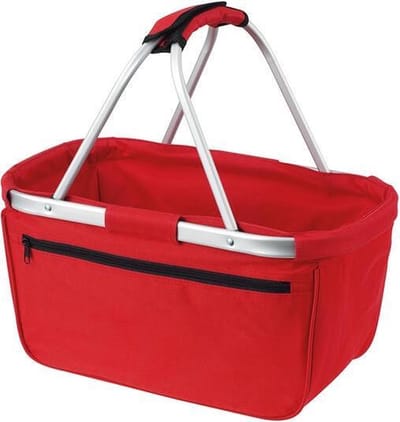 Shopper-Basket – Boodschappenmand –  opvouwbaar rood