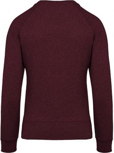 Kariban Dames/dames Organic Raglan Sweatshirt (Wijn Heide)